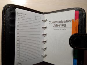 Кожаный органайзер-ежедневник Franklin Covey (черно-коричневый) - фото 2