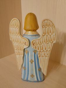 Ангел, деревянная фигурка - фото 2