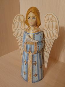 Ангел, деревянная фигурка