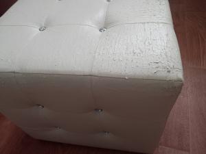 Пуфик белый - фото 2